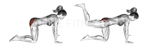 Кикове със свит крак от колянна опора