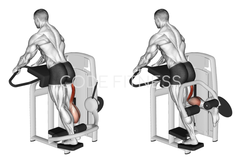 Сгъване на крака от стоеж на машина