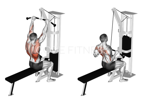 Придърпване на скрипец пред гърди