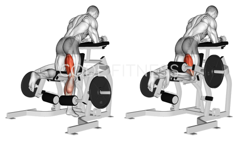 Сгъване на краката от коленна опора