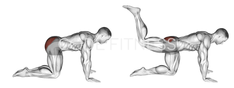 Кикове със свит крак от колянна опора