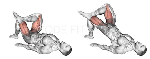 Глутеус мост с един крак