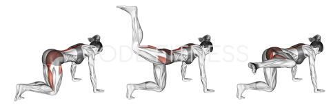 Комбинирани ритници от колянна опора