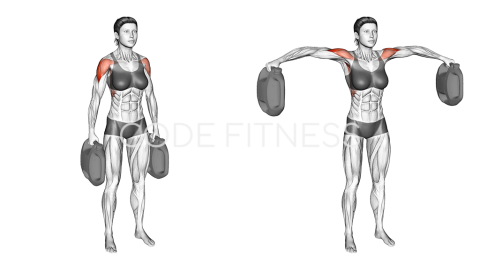 Bottle Weighted Lateral Raise