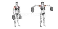 Bottle Weighted Lateral Raise