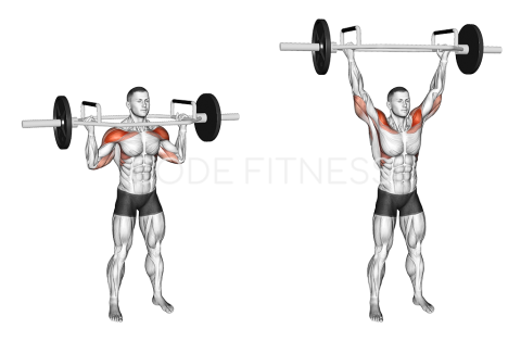 Trap Bar Overhead Press