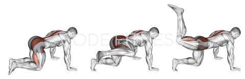 Комбинирани ритници от колянна опора