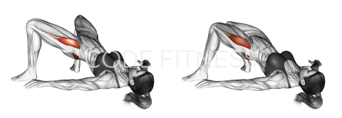 Глутеус мост с отваряне на крака