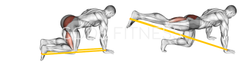 Кикове от колянна опора с ластик